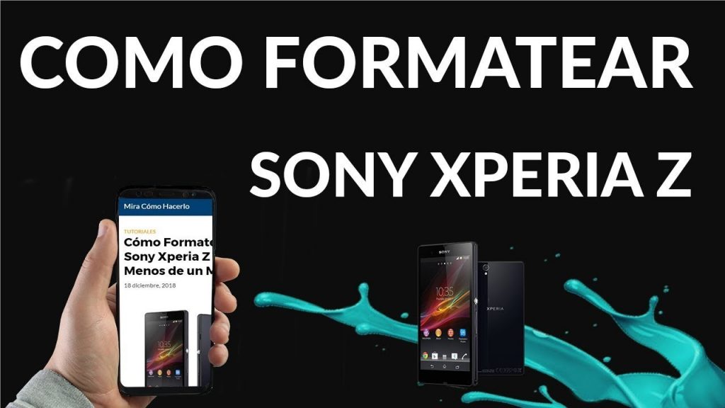 Cómo formatear o hacer hard reset a un Sony Xperia Z Tecnoguia