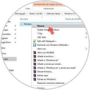 Monta, Desmonta Y Graba Imágenes ISO En Windows 10 Sin Programas ...