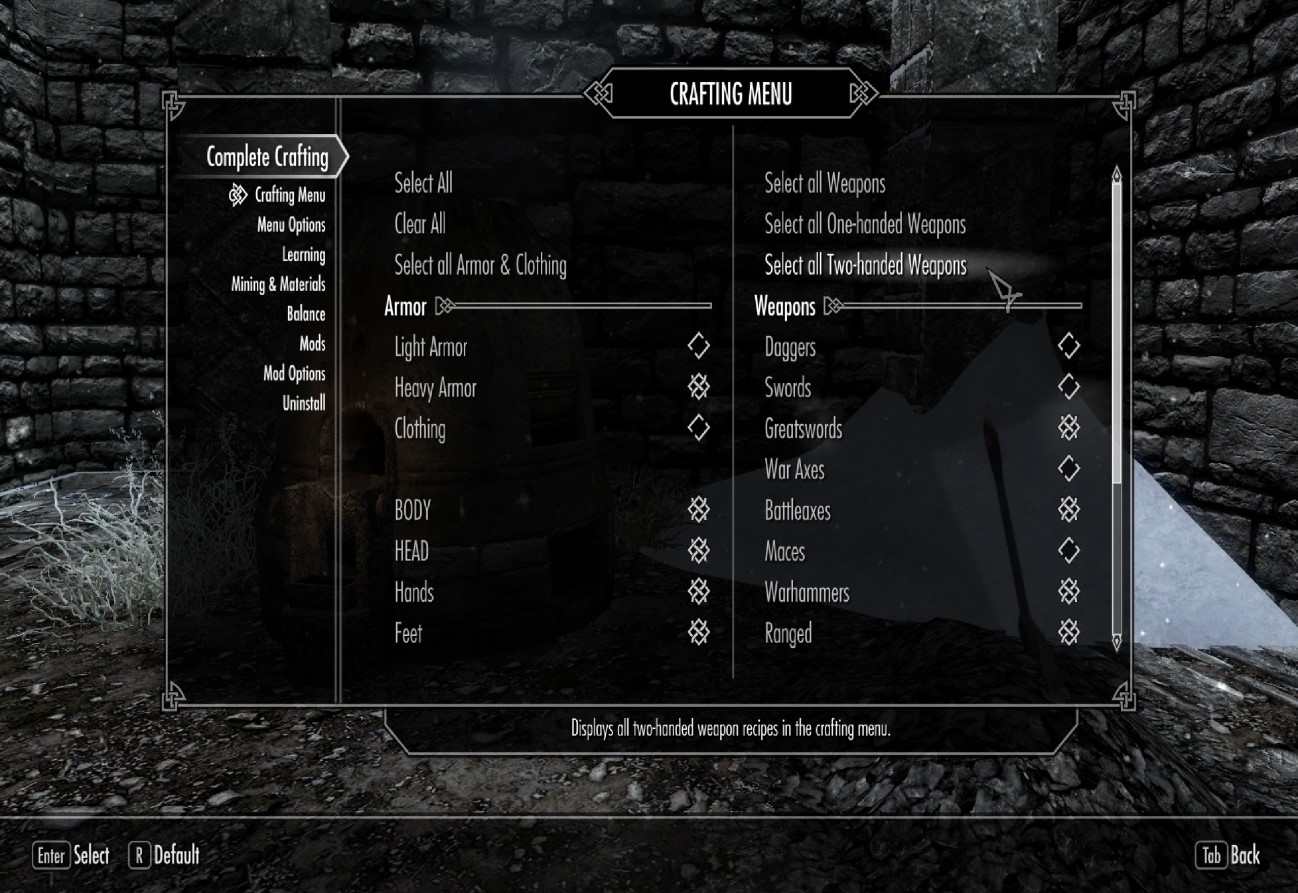 mods for skyrim special edition pc to make it run on low end pc