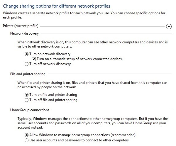 Cómo cambiar red pública a privada en Windows