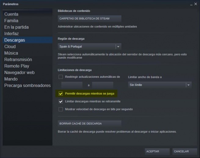 Cómo hacer que Steam descargue archivos más rápido