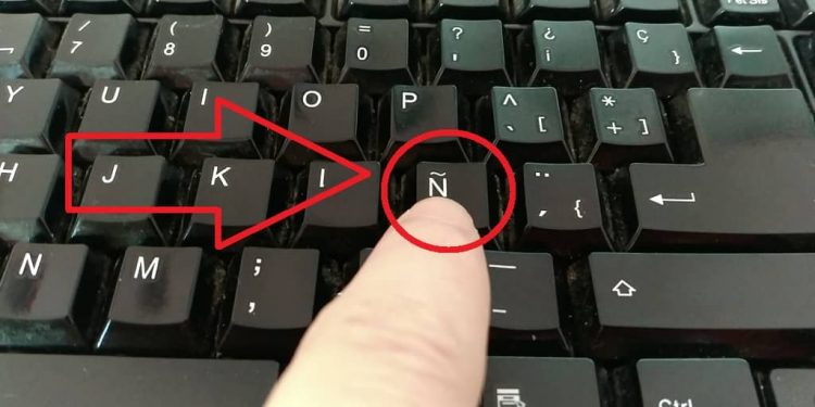 Escribir la letra ñ en un teclado inglés de laptop o pc
