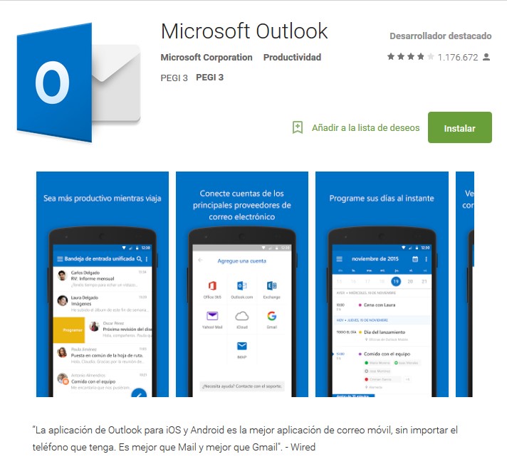 Como iniciar sesión en Outlook