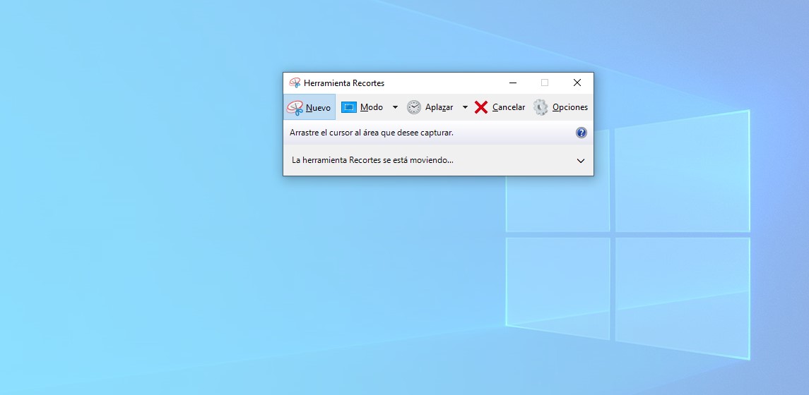 herramienta recortes de windows