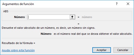 valor absoluto en Excel