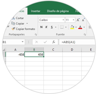 Cómo obtener el valor absoluto en Excel
