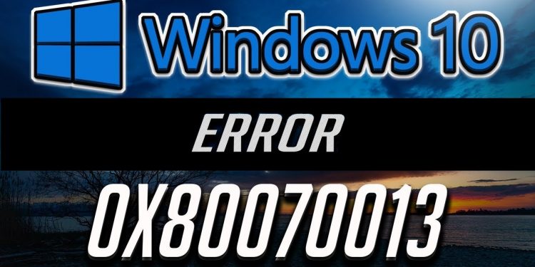 Cómo arreglar el error 80070103