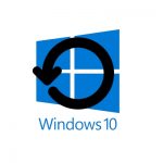 logo Windows 10 con restaruacion