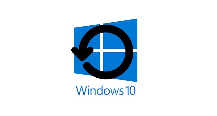 logo Windows 10 con restaruacion