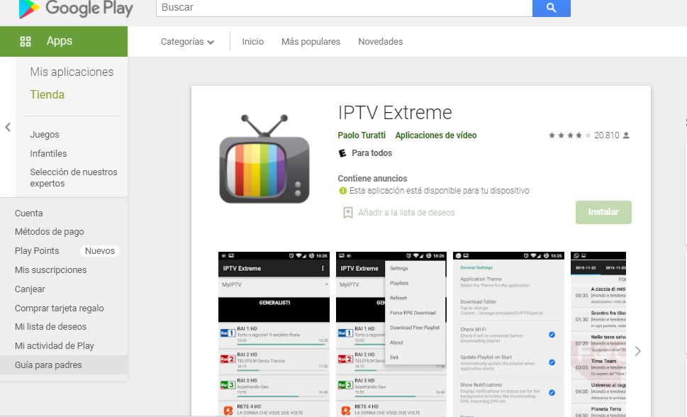 Cómo usar IPTV Extreme