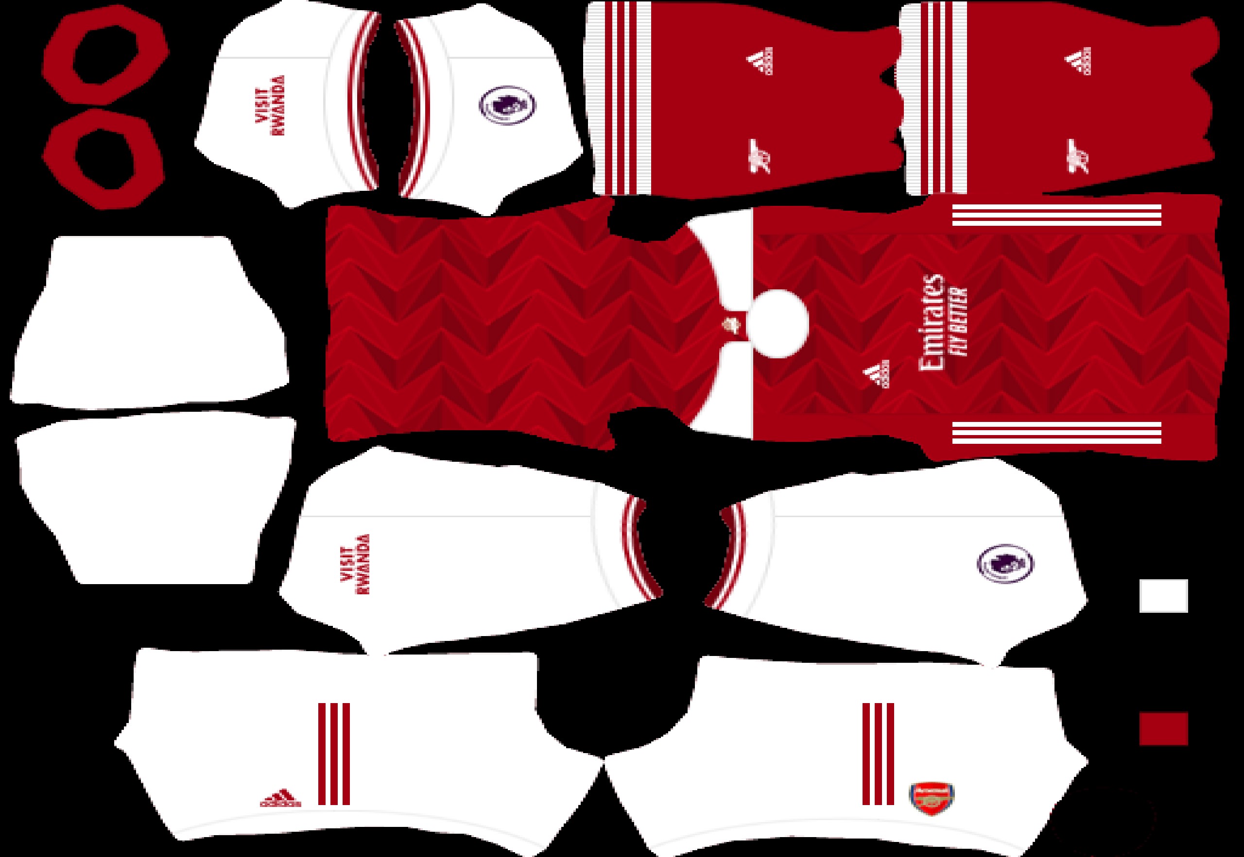 Kits Arsenal Dream League Soccer 2021