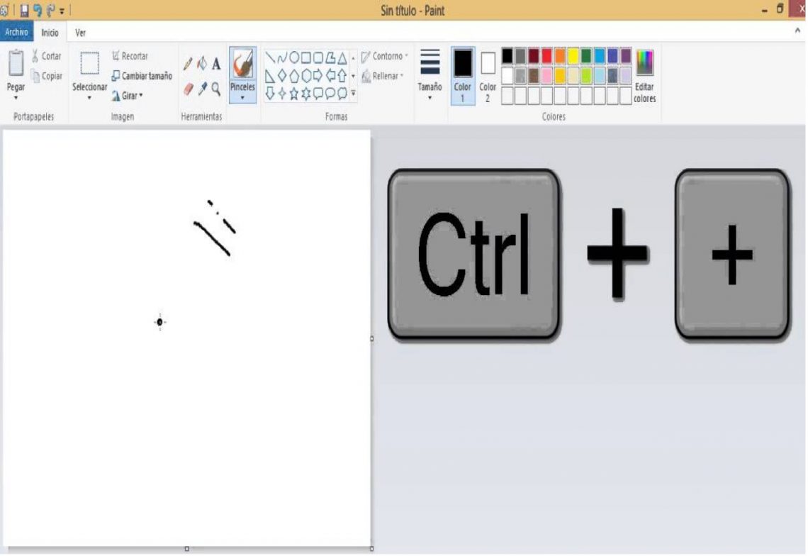 Como Agrandar El Borrador En Paint