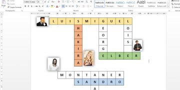 Cómo hacer o crear un crucigrama en Word