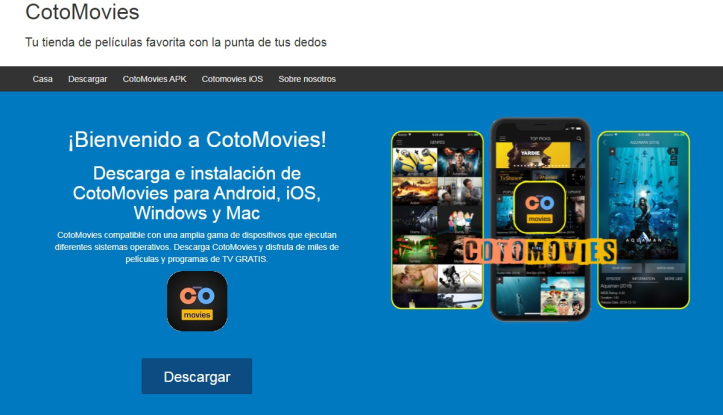 Instalar CotoMovies APK para Android, iOS, Mac o PC