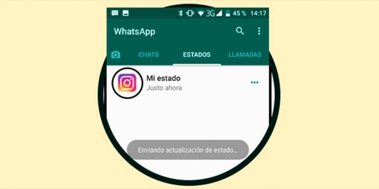 Cómo compartir una historia de Instagram en un estado de WhatsApp