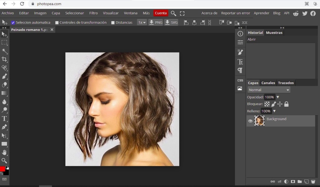 Cómo editar archivos PSD de Photoshop online