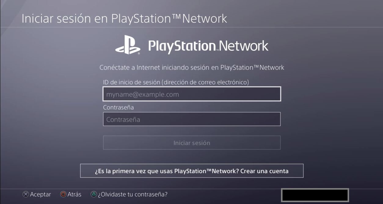 Recuperar contraseña de cuenta PlayStation Network