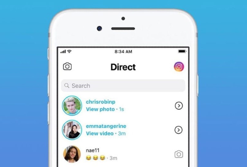 Cómo mandar vídeo a través de mensaje en Instagram
