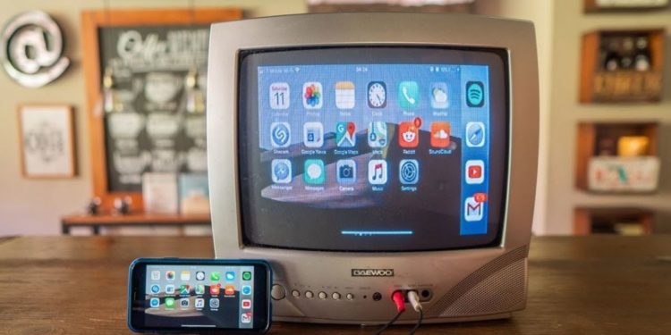 Conectar un móvil a una TV antigua