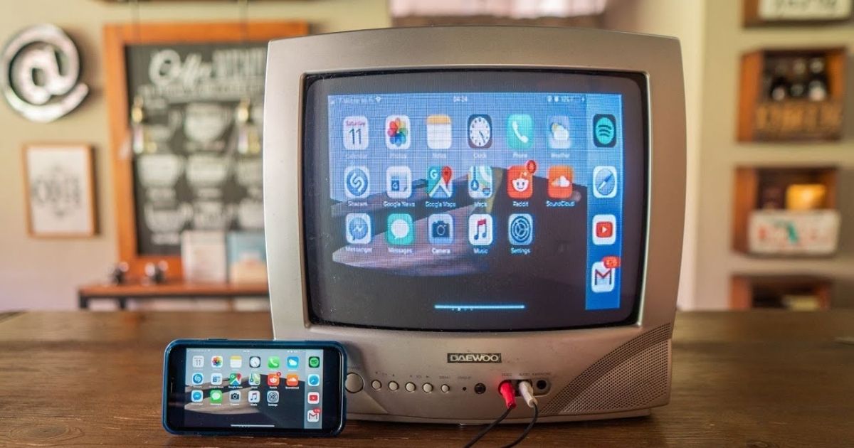 Conectar un móvil a una TV antigua