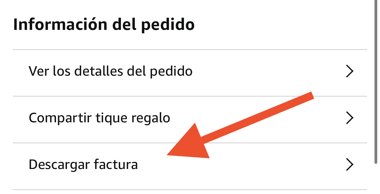 Cómo descargar e imprimir una factura de Amazon Tecnoguia