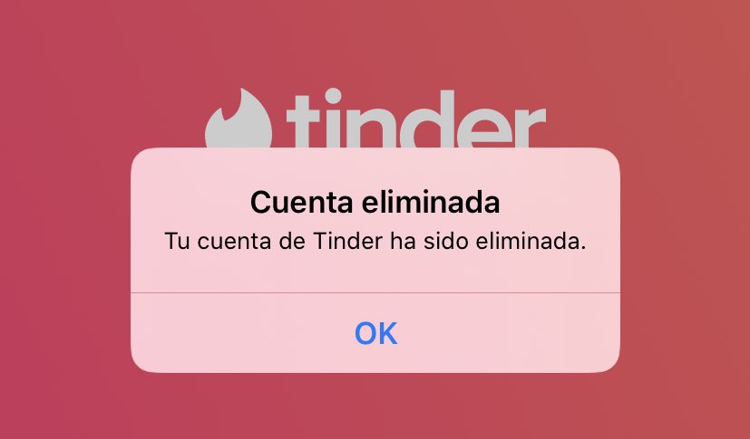 eliminar mi cuenta de tinder
