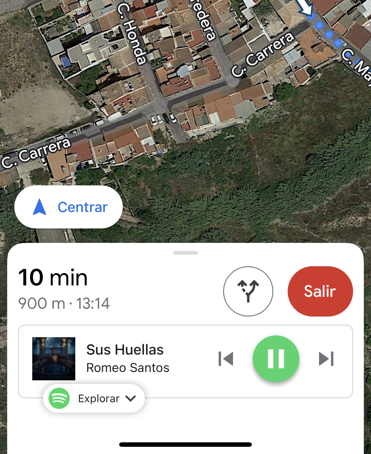 conectar Google Maps con Spotify