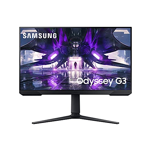 Samsung Odyssey Gaming Monitor G3A LS27AG302NU – Monitor gaming de 27 pulgadas, Panel VA, resolución Full HD, AMD FreeSync Premium, tiempo de respuesta de 1 ms, frecuencia de actualización de 144 Hz