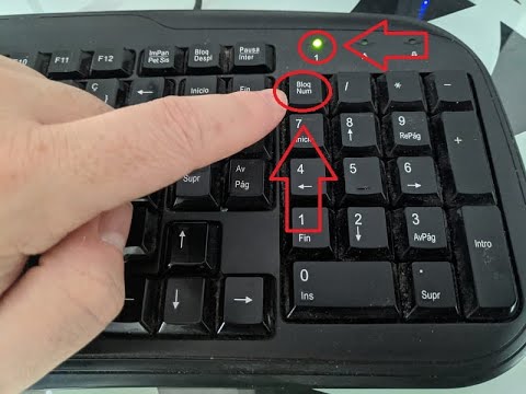 desbloquear teclado numérico