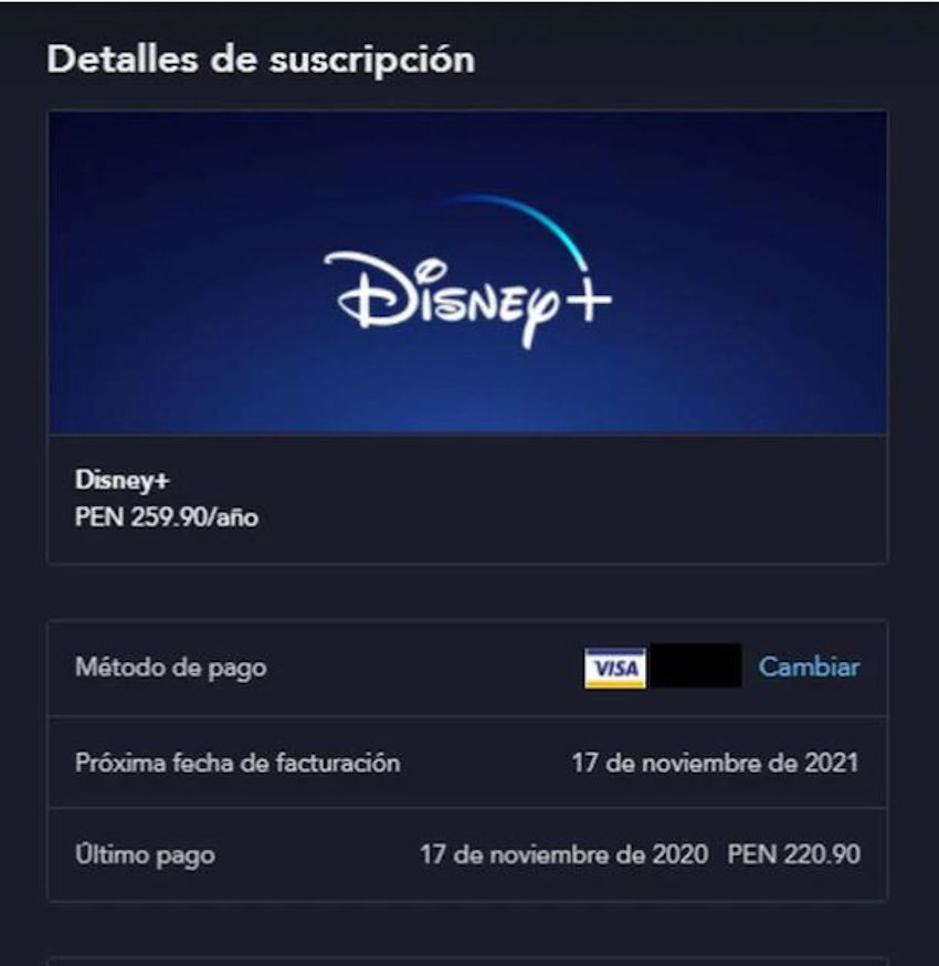 Cómo tener Disney+ en Perú