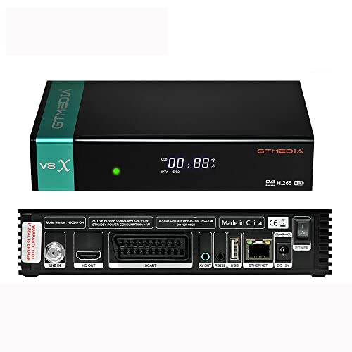 Gtmedia V8X Satellite Receiver H.265 DVB- S/S2/S2X WiFi 1080p