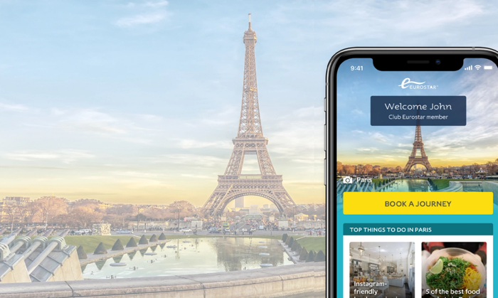 eurostar app para viajar