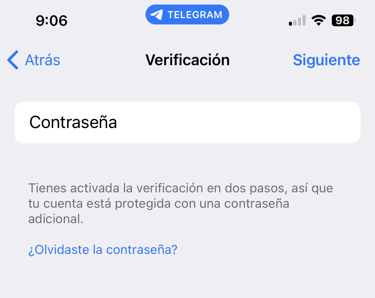 mejorar privacidad Telegram