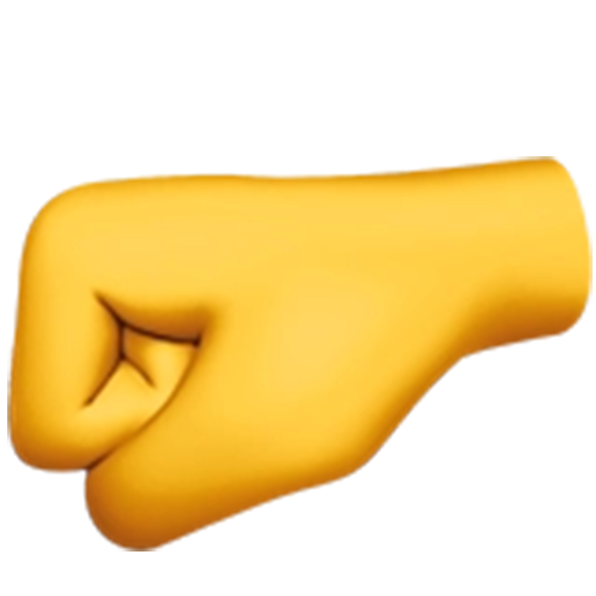 Emoji del puño hacia la izquierda
