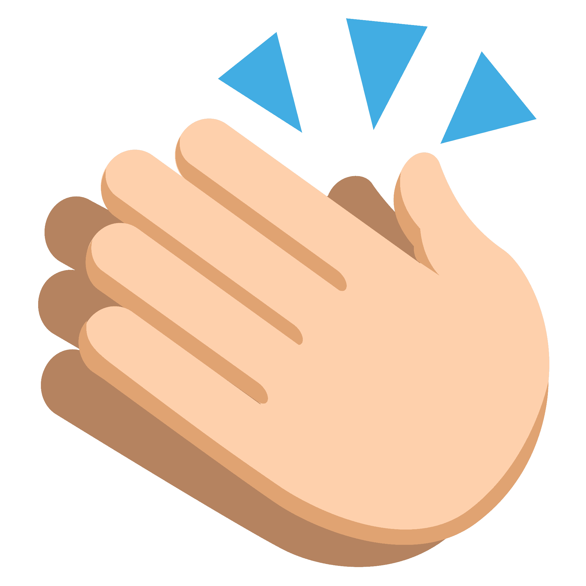 Emoji de las manos aplaudiendo
