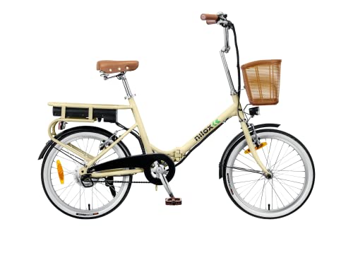 Nilox, E-Bike J1 Plus, Bicicleta eléctrica plegable con pedaleo asistido, Brushless High Speed 250 W