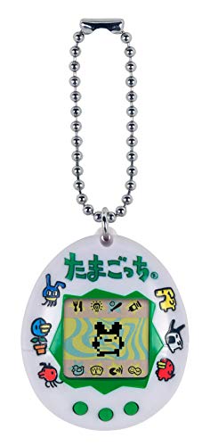 Tamagotchi Friends- Logotipo japonés Original de Tamagotchi - Alimentación, Cuidado, nutrición - Mascota Virtual con Cadena para Jugar sobre la Marcha, Color (Bandai 42816)