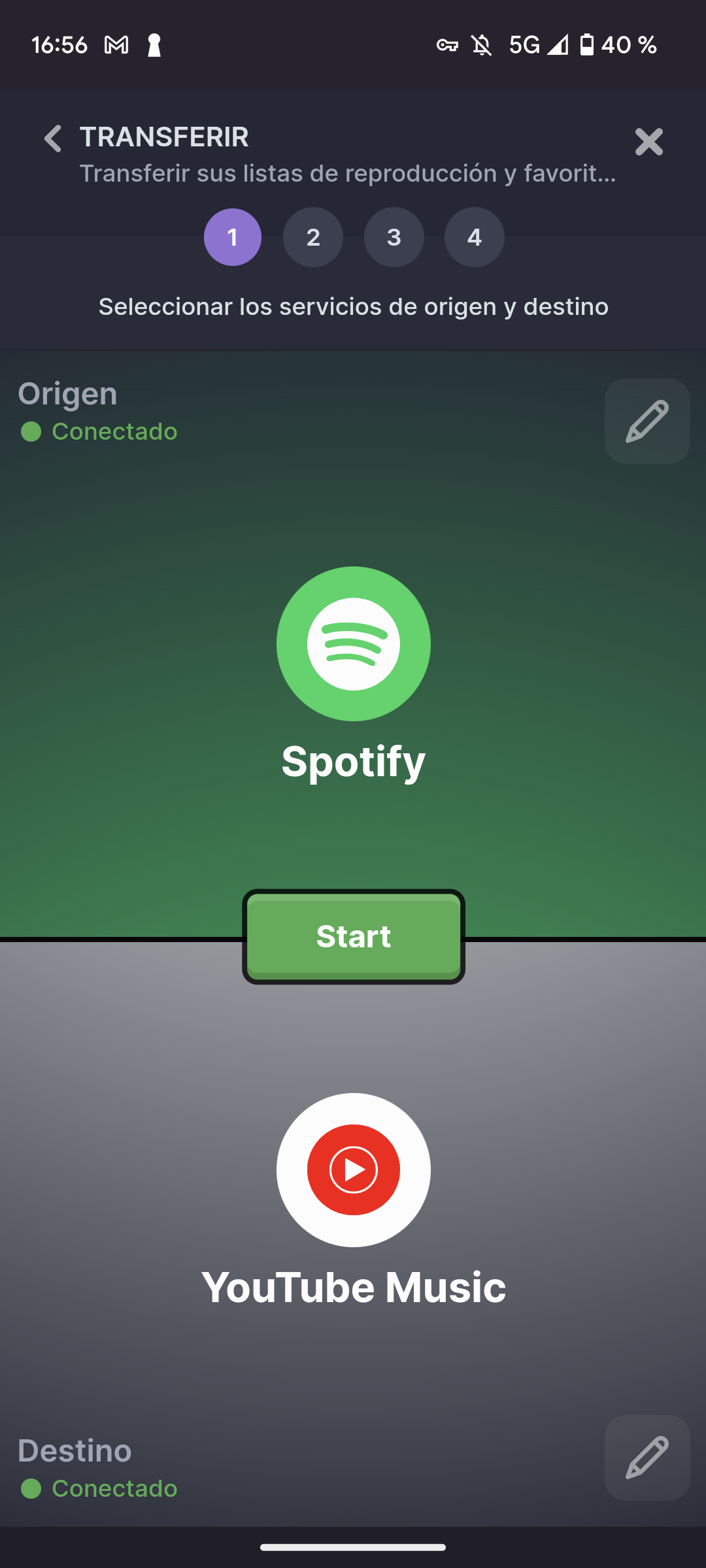 Cómo pasar tus listas de Spotify a YouTube Music