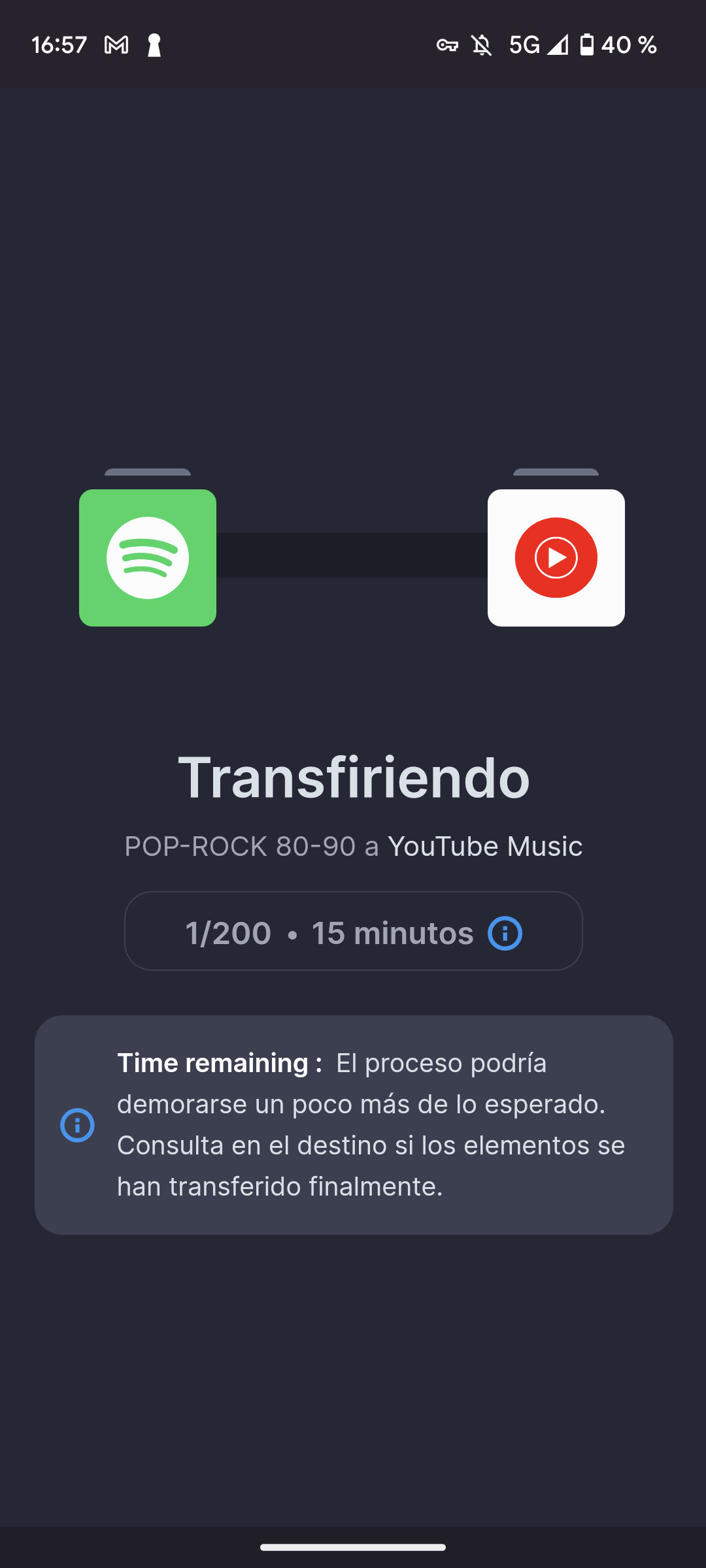 Cómo pasar tus listas de Spotify a YouTube Music