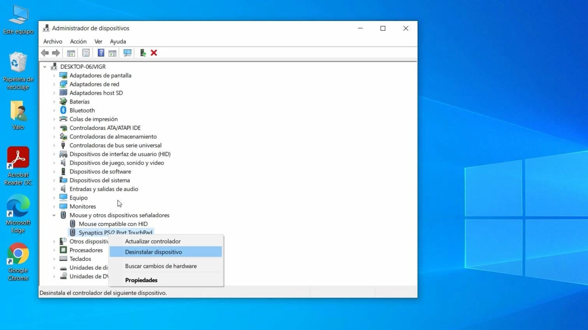 Cómo activar o desactivar el Touchpad o Trackpad en Windows 10 Tecnoguia