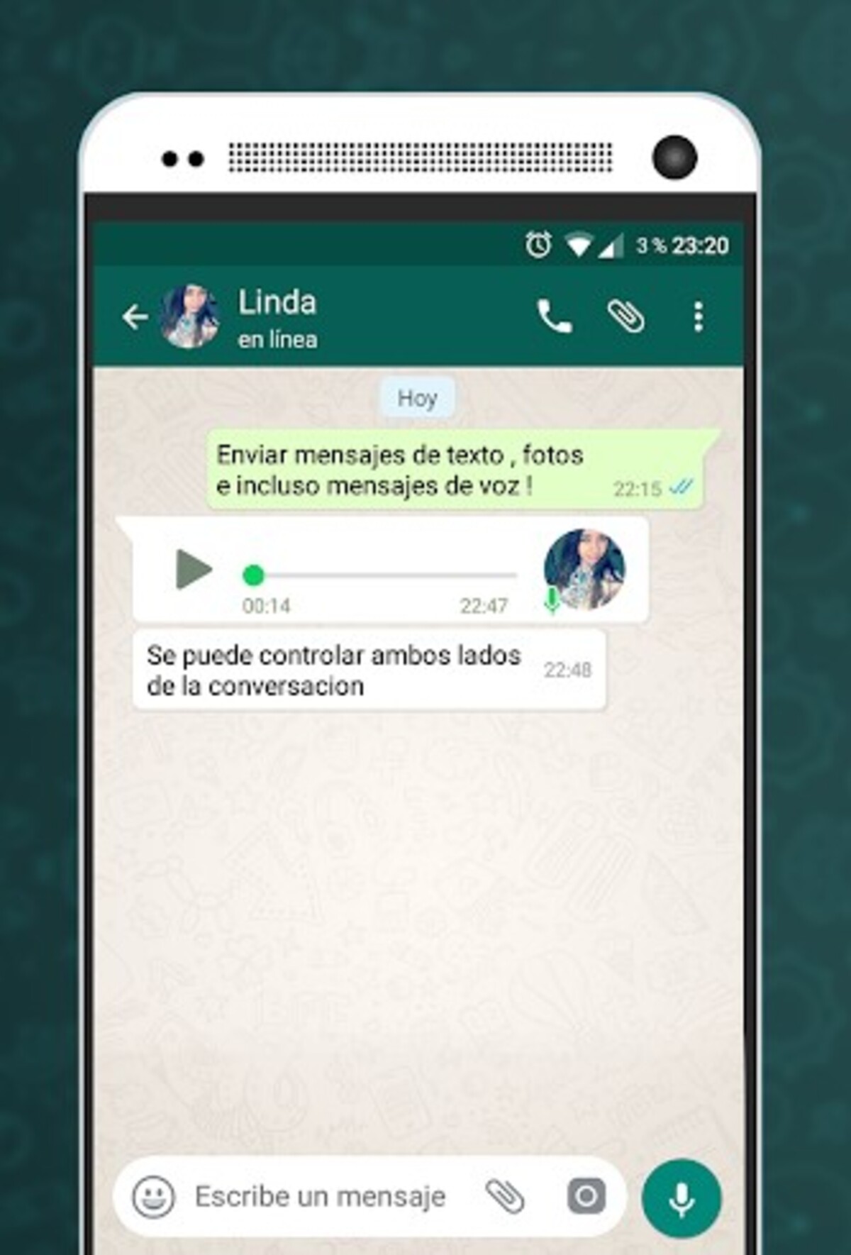 aplicaciones para crear chats falsos en WhatsApp