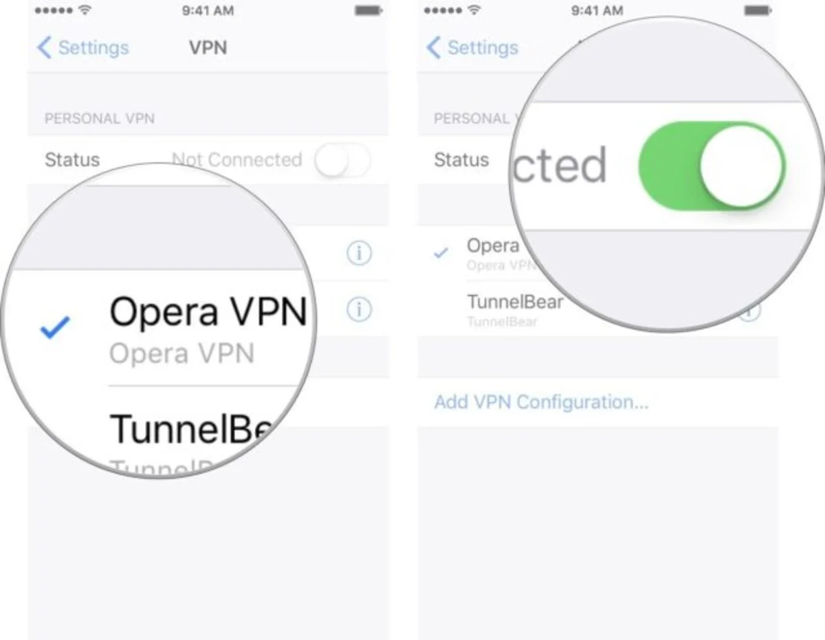 ómo desactivar una conexión VPN en iOS
