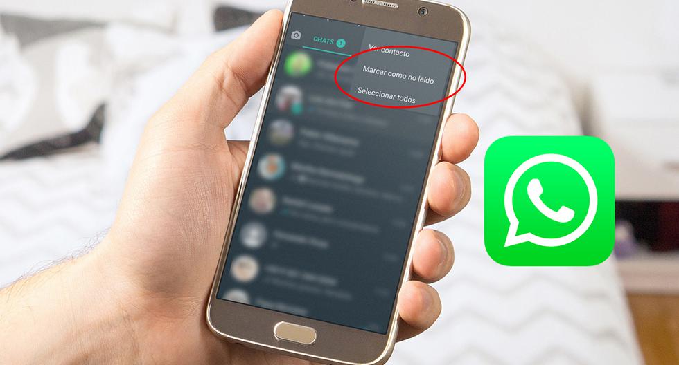 como marcar un chat como no leido whatsapp