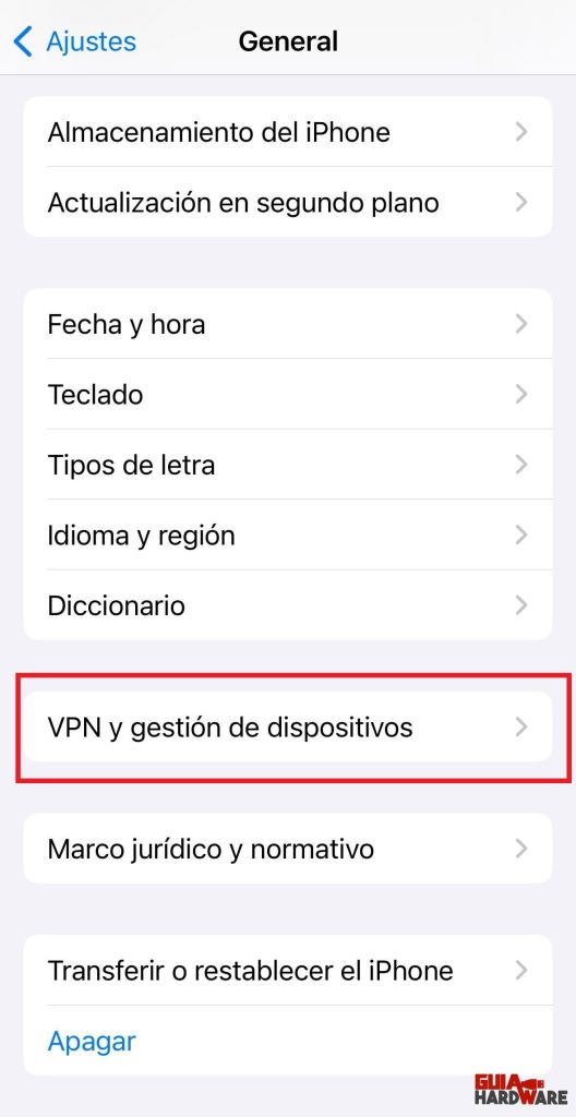 Cómo instalar una VPN en iOS