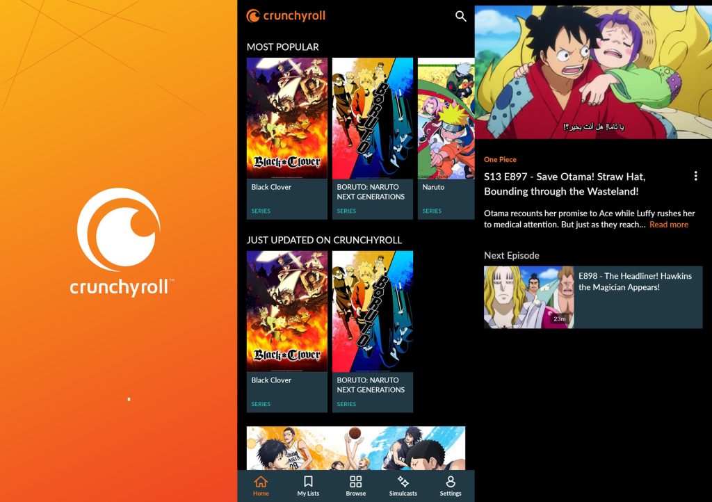 Descargar Crunchyroll en Android TV