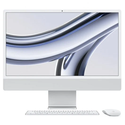 Apple iMac Apple M3/8GB/256GB SSD/10 Núcleos GPU/24" 4.5K Retina Plata